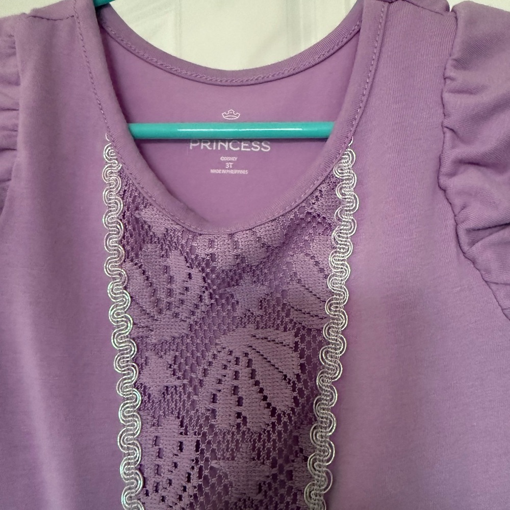 Disney Princess Ariel (Little Mermaid) Purple and Green Dress - Toddler Size 3T - Picture 2 of 5